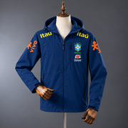 Veste Coupe-Vent Brasil – Imperméable à Capuche