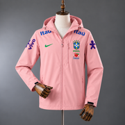 Veste Coupe-Vent Brasil – Imperméable à Capuche
