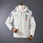 Veste Coupe-Vent Brasil – Imperméable à Capuche